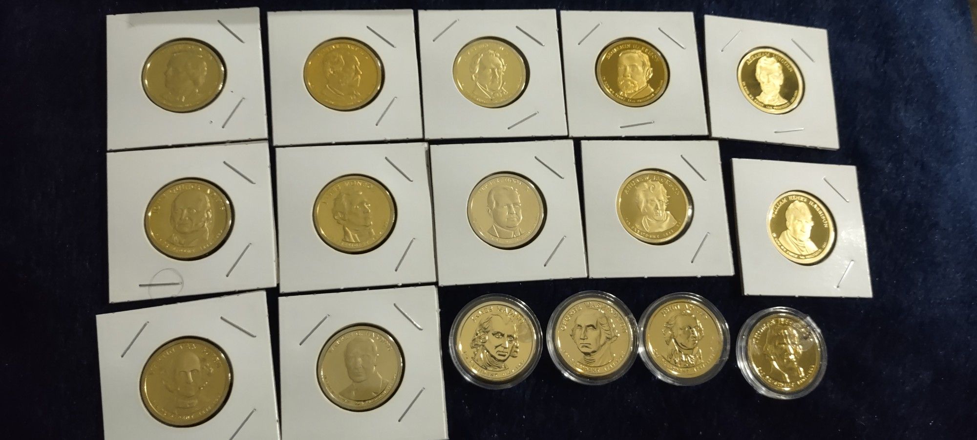 Presidential $1 Coins Proof Brillantes