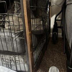 Dog Kennel Wooden Counter Top.