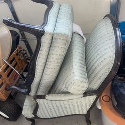 Matching Chair And Ottoman, Vintage Chair 
