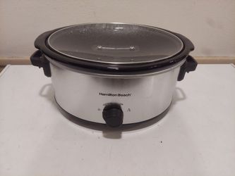 Hamilton Beach Slow Cooker with Glass Lid