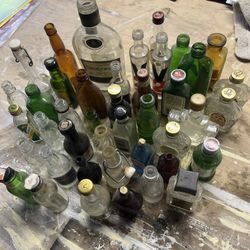 Small Colored Bottles
