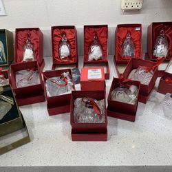 Waterford Crystal Christmas Ornaments And Bells