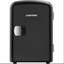 Never Used Working Condition  Chefman Mini Fridge Fits 6 Cans