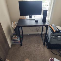 Computer Desk with side Pocket