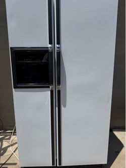 Side-by-side Kenmore refrigerator