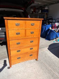 Wood dresser set