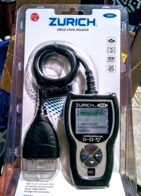 Zurich ZR4 OBD2 Auto Code Reader/Scanner Full Colo