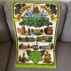 New hand printed Linen Kitchen Tea Towel/ Poland
