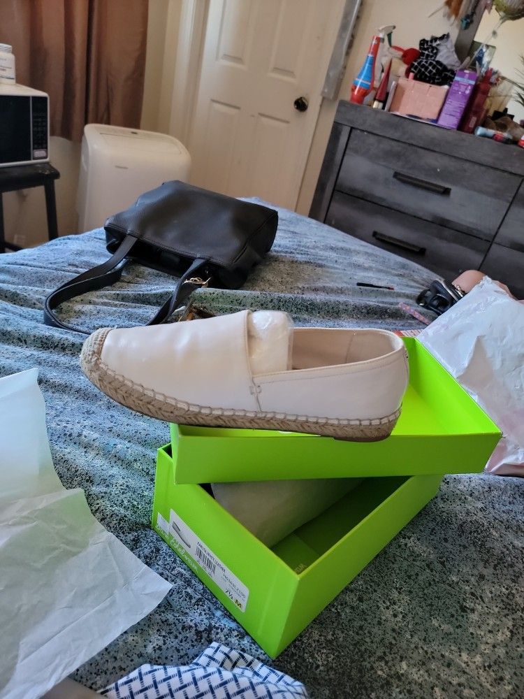 Karlita White Leather