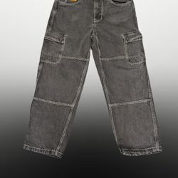 Emprye Loose Fit Cargo Jeans (Size 33)