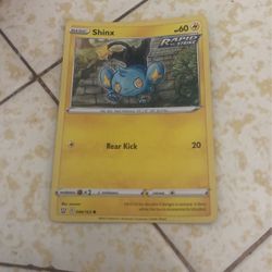 Selling a Shinx Pokomon Card