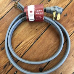 6ft 50 Amp Range Appliance Cord For Stove Or Oven New