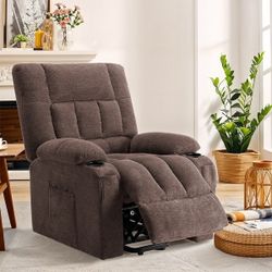 Recliner Chair with Vibrating Massage and Heating, Home Theater Seating with Lumbar Support