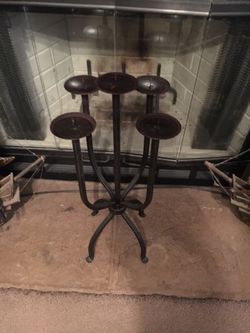 Wrought Iron candle stand