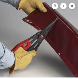 Malco Andy 12 In. Vinyl Cutting Tin Straight Combination Snips