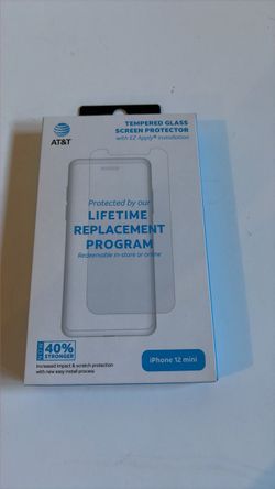 AT&T Tempered Glass Screen Protector iPhone 12 Mini