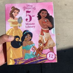 Disney Princess 5 Minute Library With 12 Stories 
