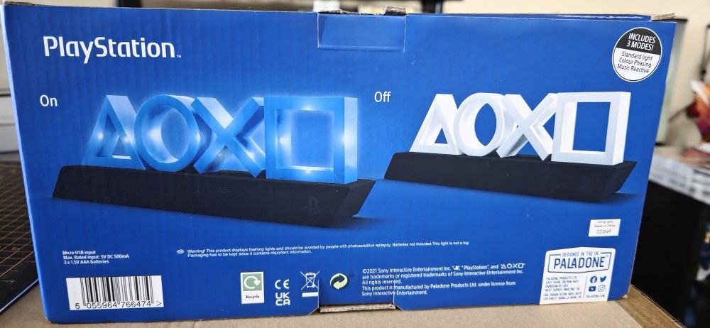 Paladone Playstation Logo Light.