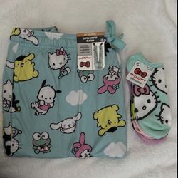 Sanrio Hello Kitty Pjs & Socks Set