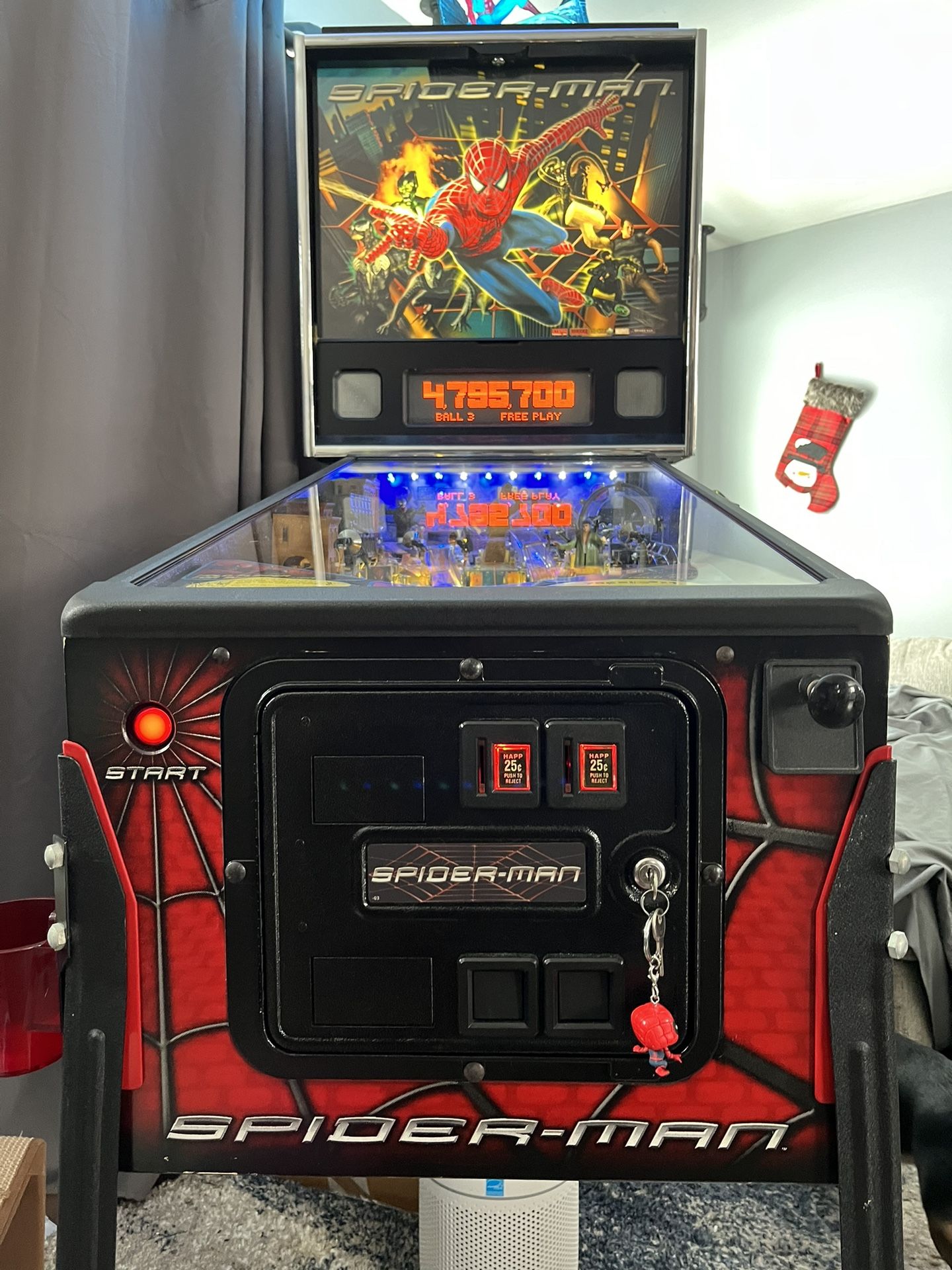 Spider-man Pinball Machine-Home Use Only