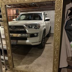 Mirror Hand Carved Wood