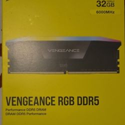 NEW SEALED - Corsair Vengeance RGB DDR5 32GB 6000MHz