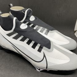 Nike Vapor Edge Pro 360 Men's Size 13.5 White Black Pure Platinum Football