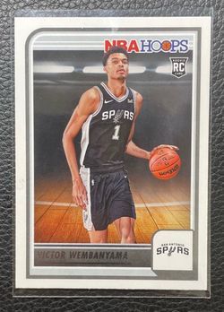 2023 Victor Wembanyama NBA Hoops Rookie Card. San Antonio Spurs