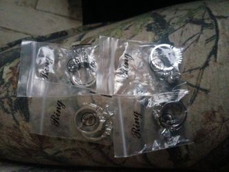 Silver and the size is 6