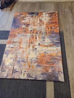 Large Vintage Painting 32x47