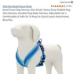 Blue Good Scout Dog Harness - Size Small