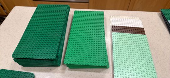Lego Baseplates 10” by 5” $2 each