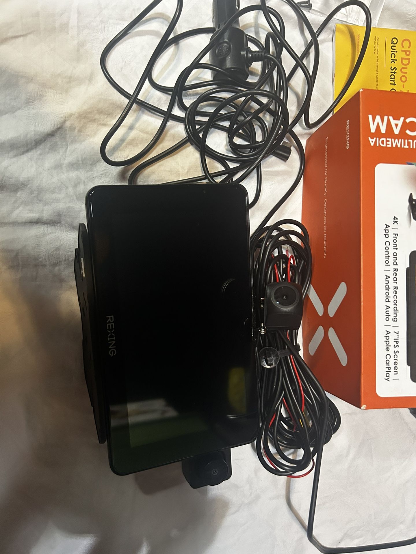 Rexing CPduo-7 Dash Cam/7”display