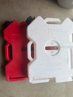 Rotopax 2 gallon gas and water tanks