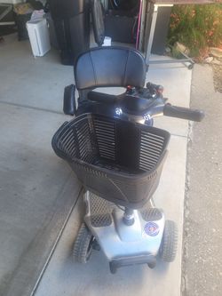 Electric Mobility Scooter with Basket