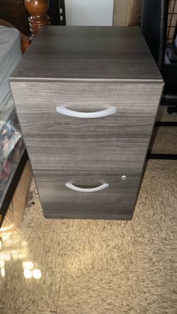 2 Drawer Mobile File Cabinet
