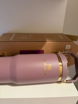 Stanley Insulated Water Bottle Pink Gold