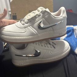 Travis Scott x Nike Air Force 1 'Sail'