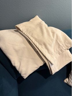 West Elm Velvet Curtains in Alabaster
