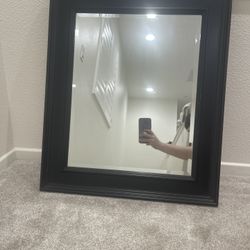 Black Framed Mirror
