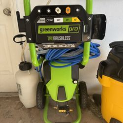 3000 Psi Greenworks Pressure Washer 