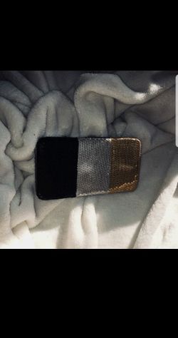 Sequined Wallet/Phone Case