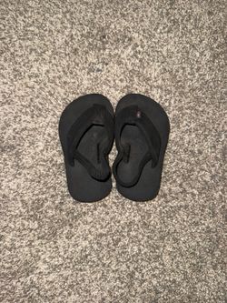 Rainbow Sandals TODDLER 5-6 Black Flip Flops