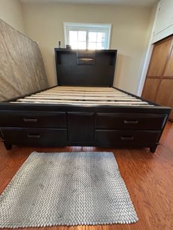 Queen size Storage Bed.