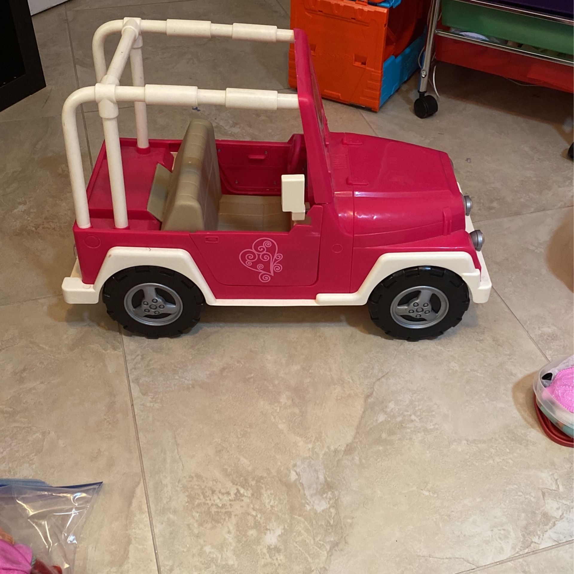 American Girl Doll Jeep