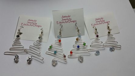 Handmade Wire Art Earrings