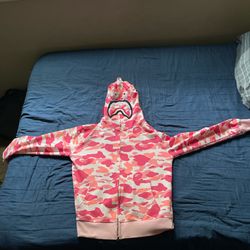 Pink Bape Hoodie 🦍💗  ($120 *OBO*)