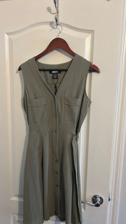 DKNY sage dress