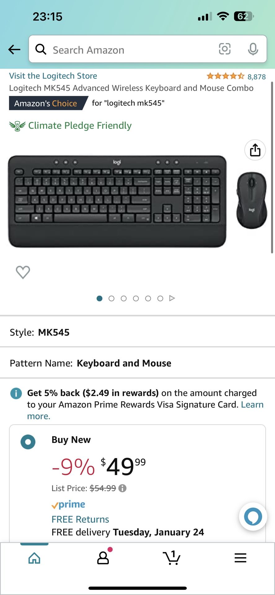 Wireless Keyboard/mouse