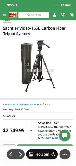 Profecional tripie para video- cine